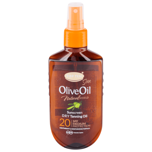 Ulje za sunčanje TOP TEN Olive oil SPF20 150ml