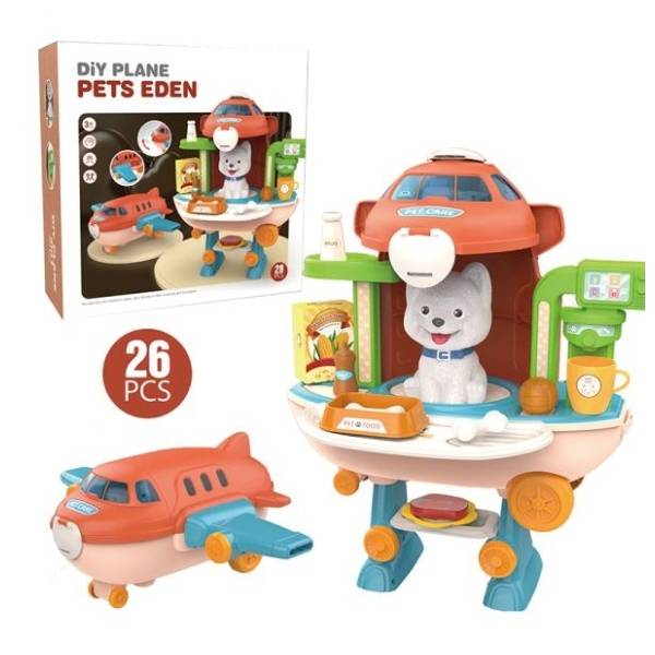 Veterinarski set avion MILLA TOYS