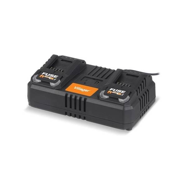 VILLAGER Fuse 18V dvostruki brzi punjač 2x4.5A