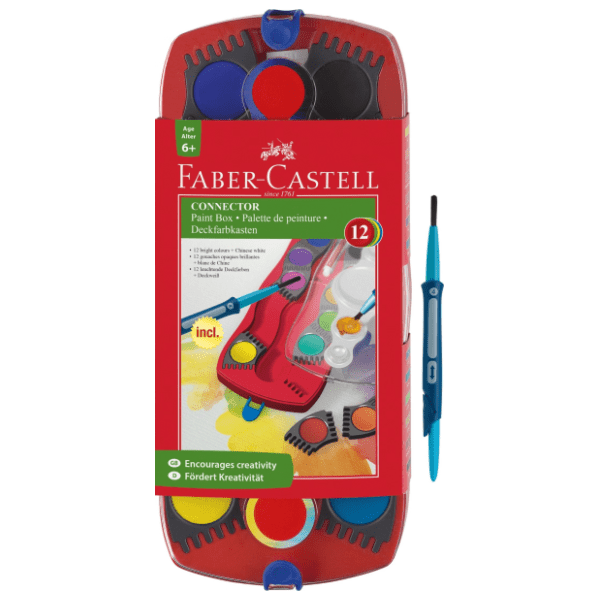 Vodene boje FABER CASTELL connector set 12kom