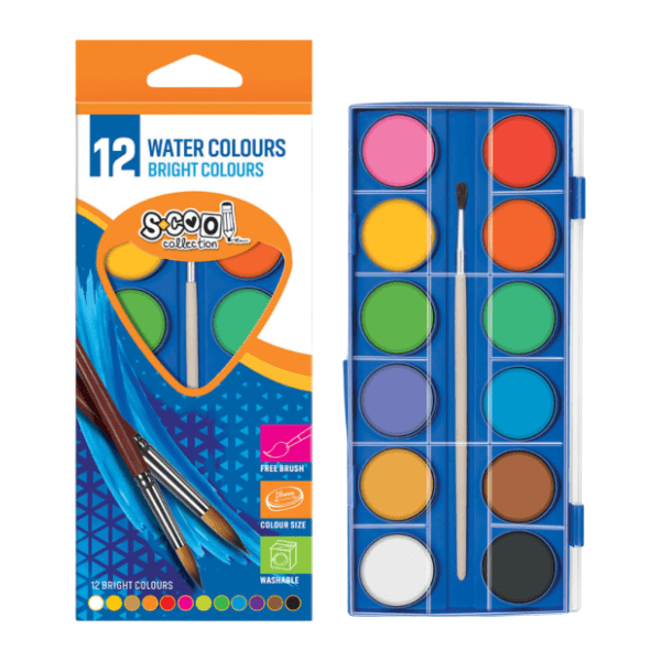 Vodene boje S-COOL 28mm SC012 12kom