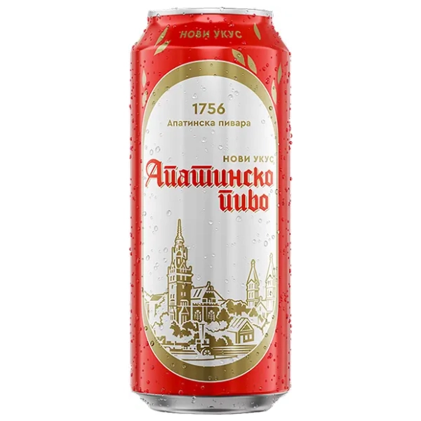 APATINSKO pivo limenka 0,5l