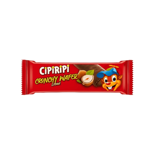 Čokoladica CIPIRIPI Crunchy wafer lešnik 23g