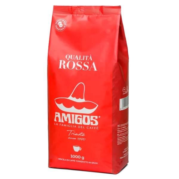 Espresso kafa AMIGOS Qualita Rossa u zrnu 1kg