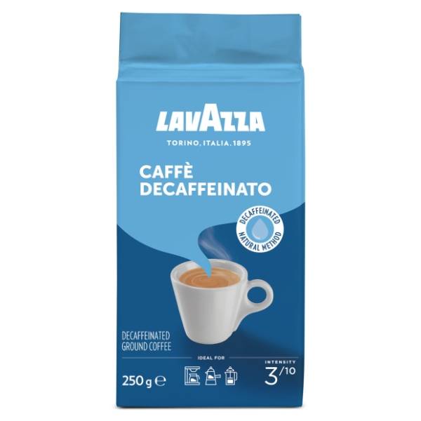 Espresso Kafa LAVAZZA Decafeinato mlevena 250g