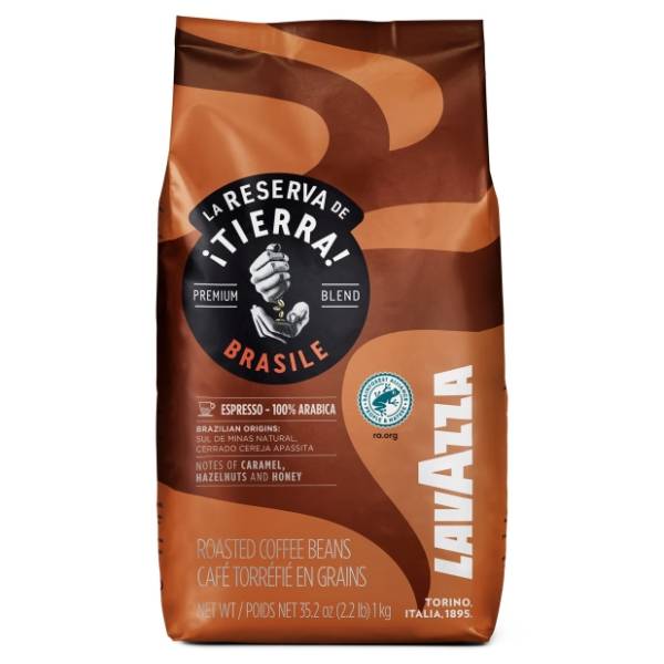 Espresso kafa LAVAZZA Tierra Brasile u zrnu 1kg