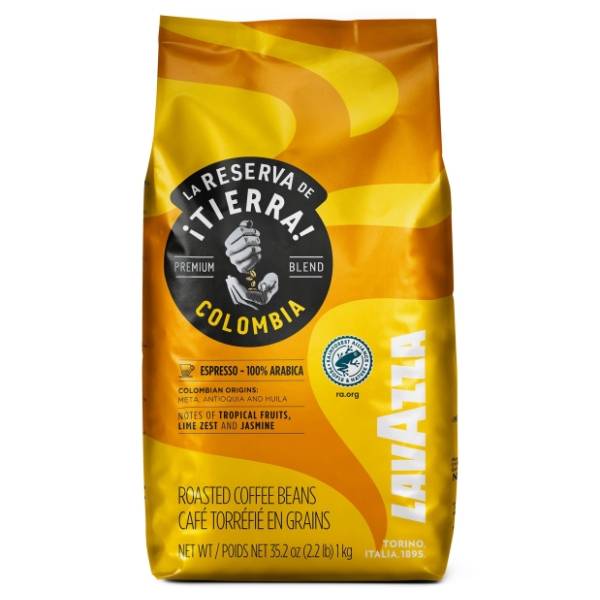 Espresso kafa LAVAZZA Tierra Colombia u zrnu 1kg