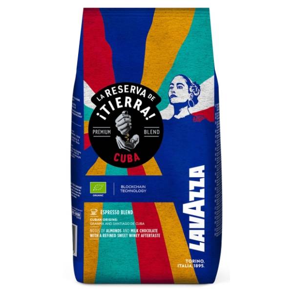 Espresso kafa LAVAZZA Tierra Cuba u zrnu 1kg