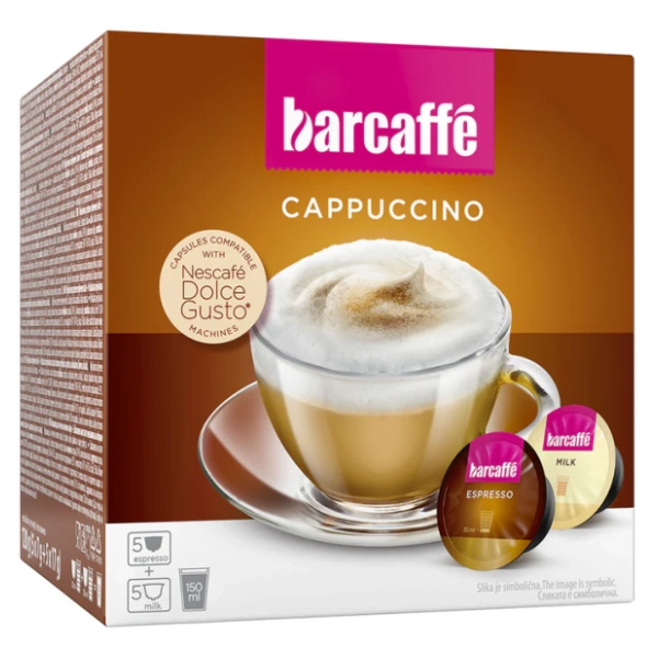 Kapsule PERFETTO Cappuccino 120g Barcaffe