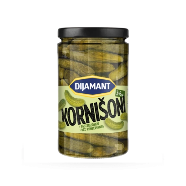 Kornišoni DIJAMANT 670g