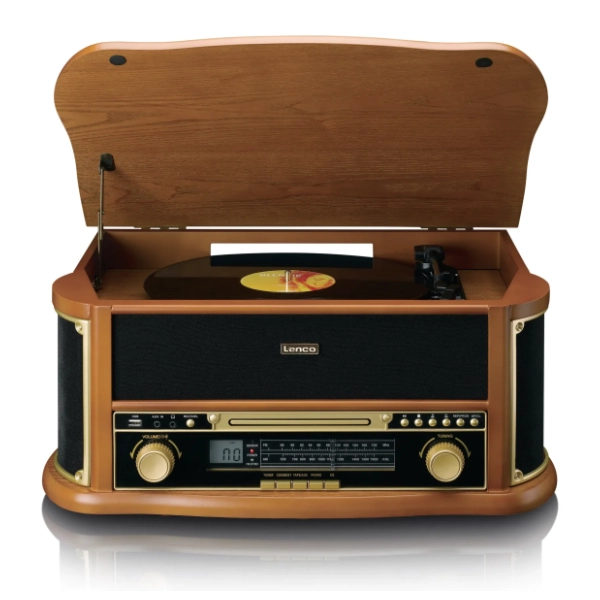 LENCO TCD-2551WD Classic Phono Retro gramofon