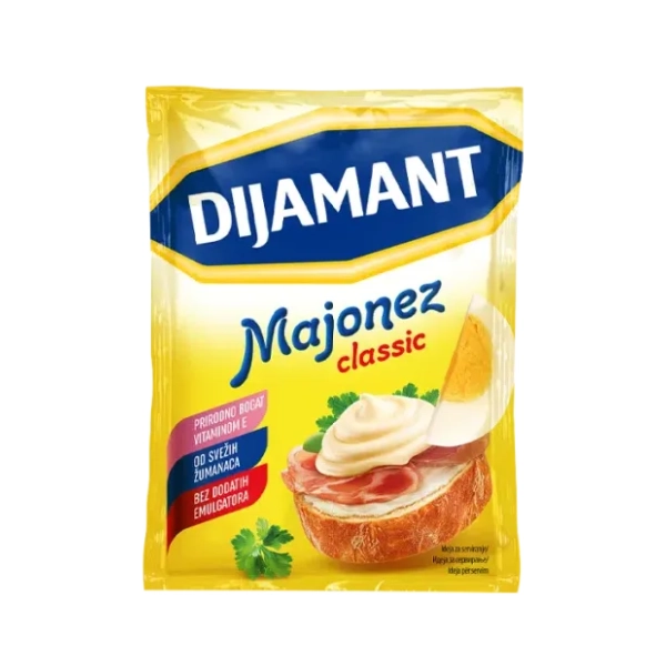 Majonez DIJAMANT delikates kesica 95ml