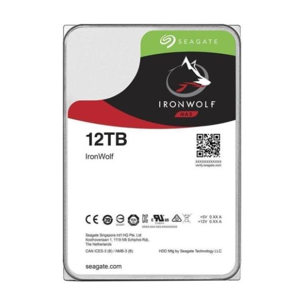 SEAGATE hard disk 12TB (256MB) ST12000VN0008 IronWolf