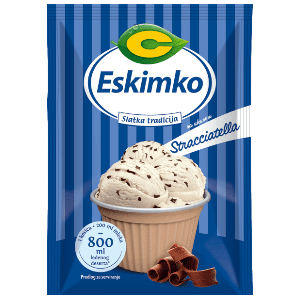 Sladoled ESKIMKO ledeni desert stacciatella 75g