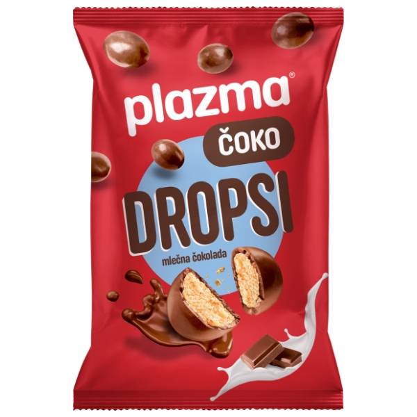 Čoko dropsi PLAZMA 90g
