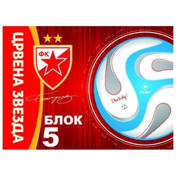 CRVENA ZVEZDA blok za crtanje br. 5
