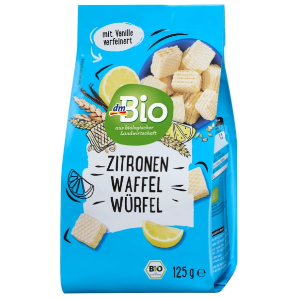 DM BIO napolitanke limun 125g