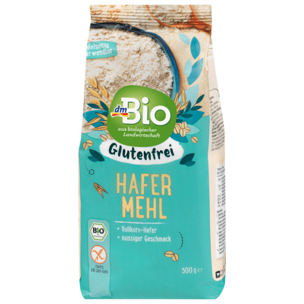 DM BIO ovseno brašno bez glutena 500g