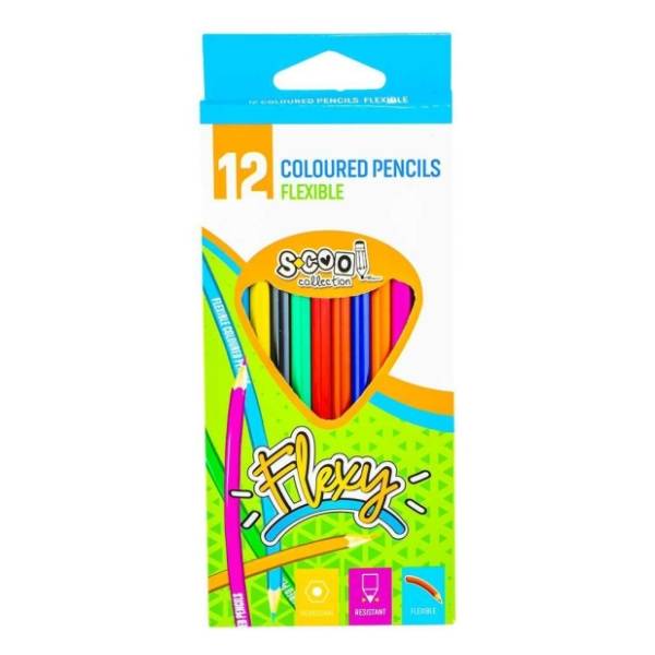 Drvene bojice 	S-COOL flexy 12kom