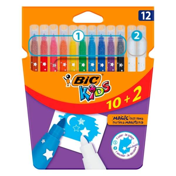 Flomasteri BIC Kids 10+2 gratis