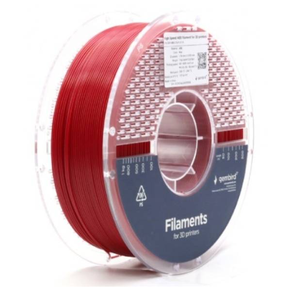 GEMBIRD ABS 1,75mm kotur 1kg Red filament za 3D štampač