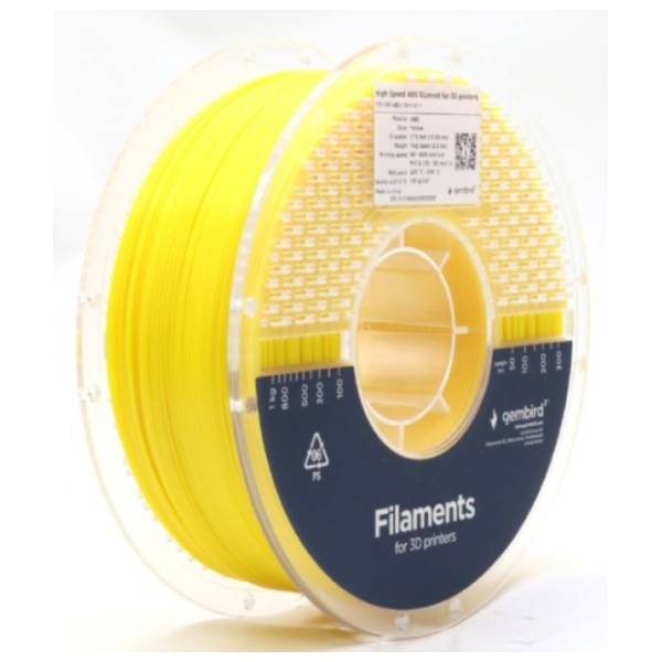 GEMBIRD ABS 1,75mm kotur 1kg Yelow žuti filament za 3D štampač