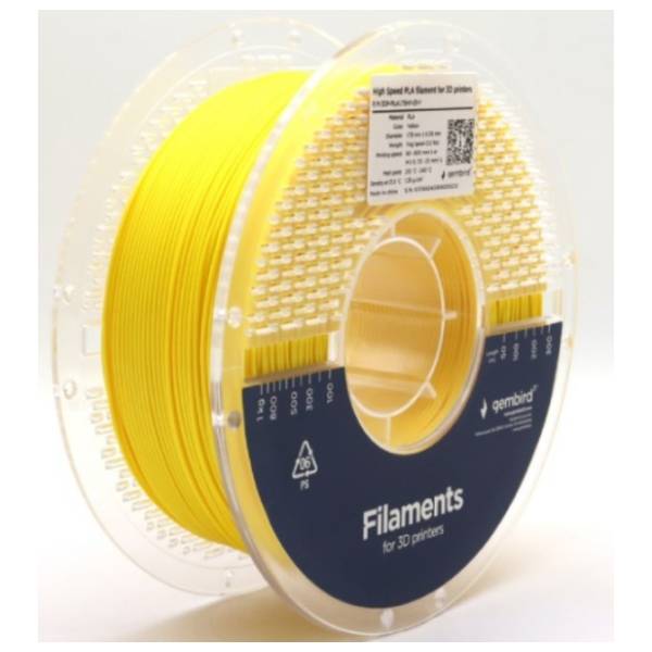 GEMBIRD PLA 1,75mm kotur 1kg Yelow žuti filament za 3D štampač
