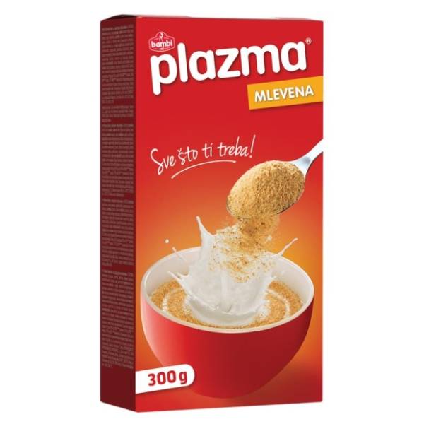 Keks Bambi PLAZMA Mlevena 300g