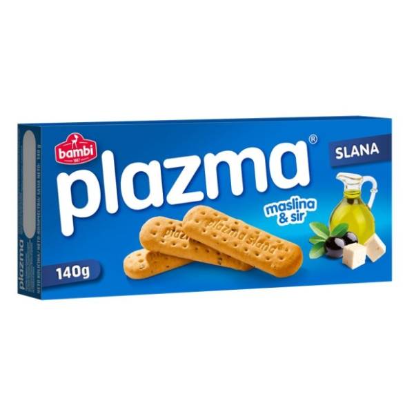 Keks Bambi PLAZMA slana mediteran 140g