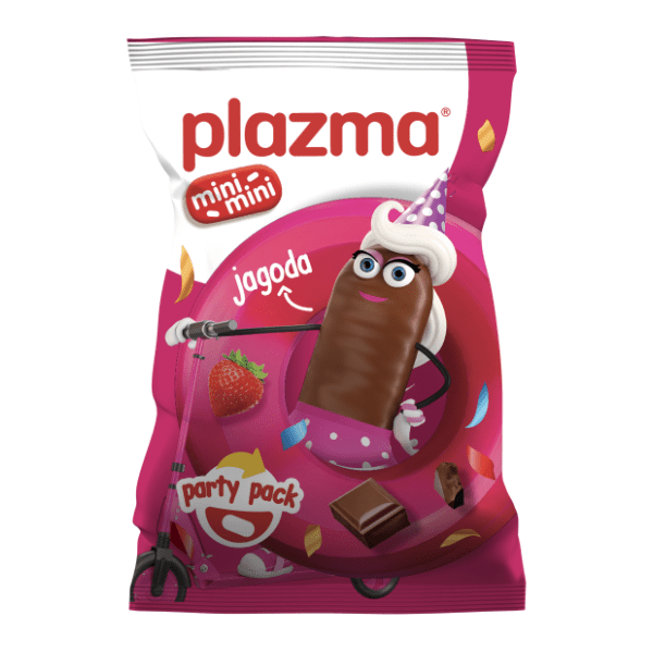 Keks PLAZMA mini mini čoko jagoda milshake 170g