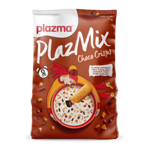 PLAZMIX obrok komadići choco crisps 70g