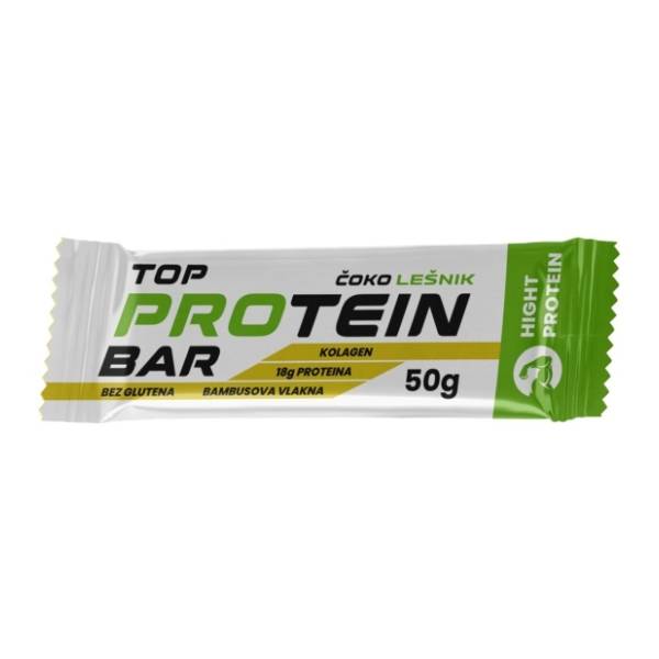 Protein bar TOP FOOD čoko lešnik 50g