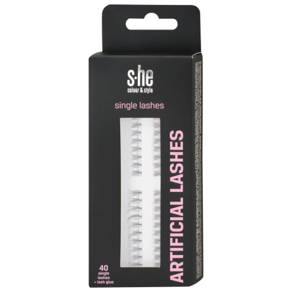 S-HE COLOUR&STYLE Single lashes veštačke trepavice 1kom