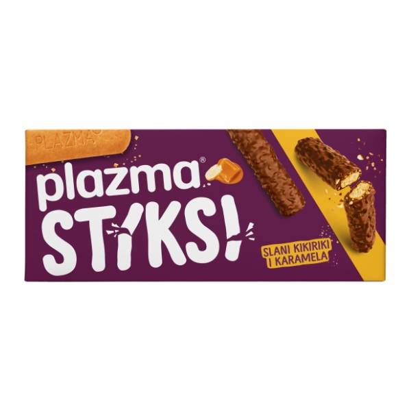 Stiksi PLAZMA kikiriki karamel 120g