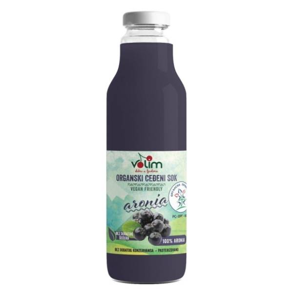 Voćni sok VOLIM aronija organski 750ml