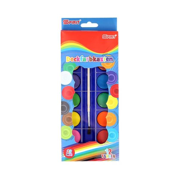 Vodene boje SPIRIT Premium 28mm 12kom