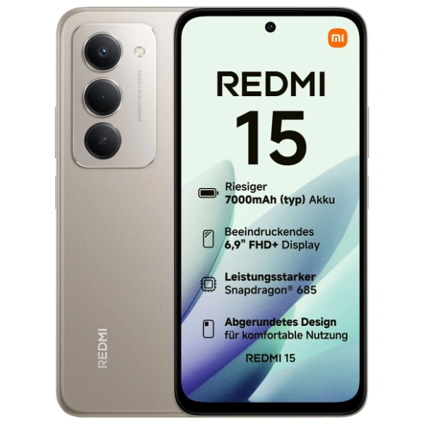 XIAOMI Redmi 15 8/256GB Titan Gray