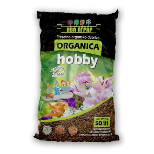 AGROMARKET Organica hobby substrat zemlja za cveće 50l