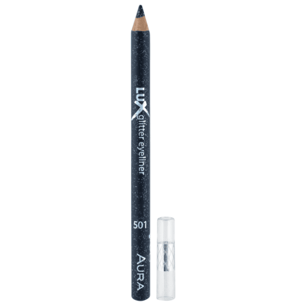 AURA Lux glitter olovka za oči 501 black