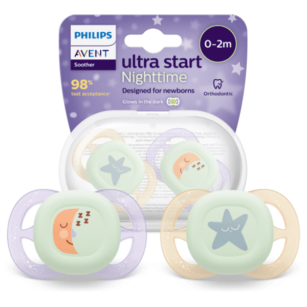 AVENT Starter noćna varalica (0-2m) devojčice 2kom