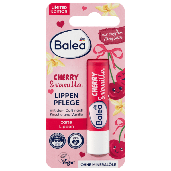 BALEA balzam za usne cherry & vanilla 4,8g
