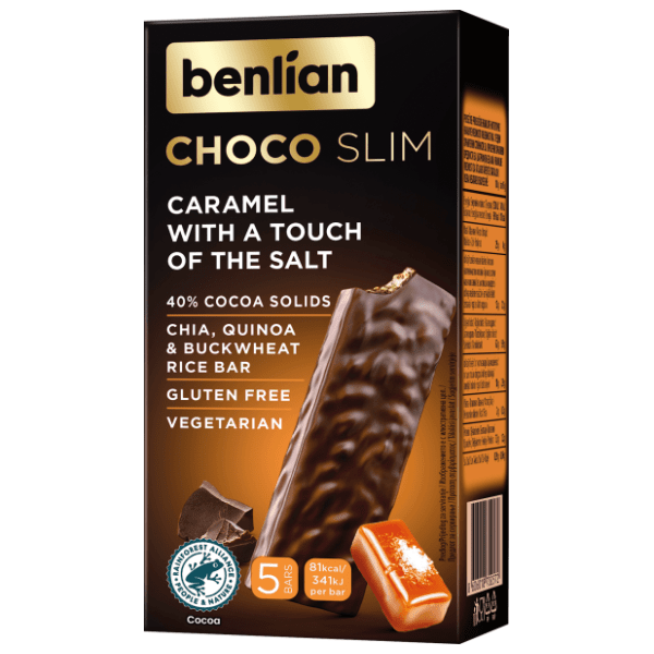 Štanglica BENLIAN Choco slim čokoladna slana karamela 80g