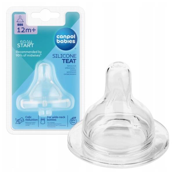 CANPOL BABIES Easy Start silikonska cucla 21/722 1kom