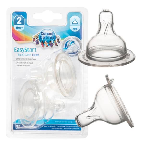 CANPOL BABIES Easy Start silikonska cucla 21/731 1kom