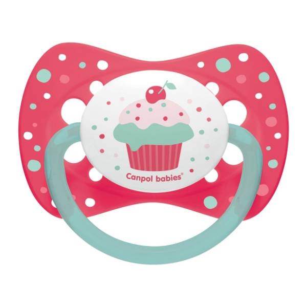 CANPOL BABIES simetrična varalica (0-6m) roze