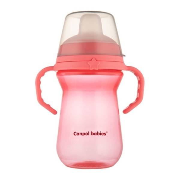 CANPOL BABIES šolja sa kljunom 250ml roze