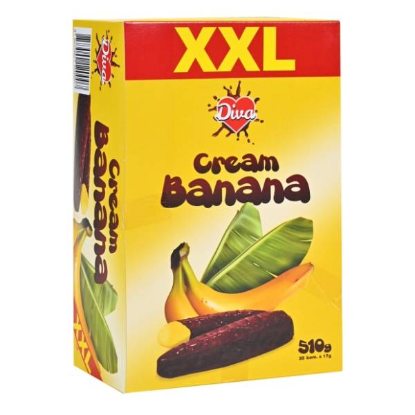 Čokoladica DIVA krem banana 510g