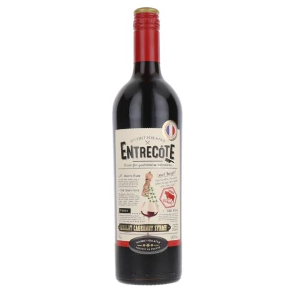Crveno vino ENTRECOTE Merlot cabarnet syrah 0,75l