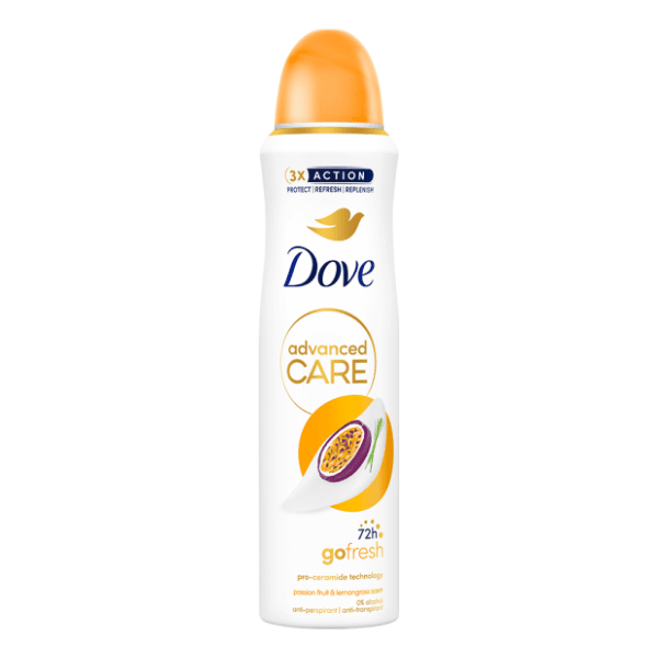 Dezodorans DOVE Passion fruit & lemon 150ml