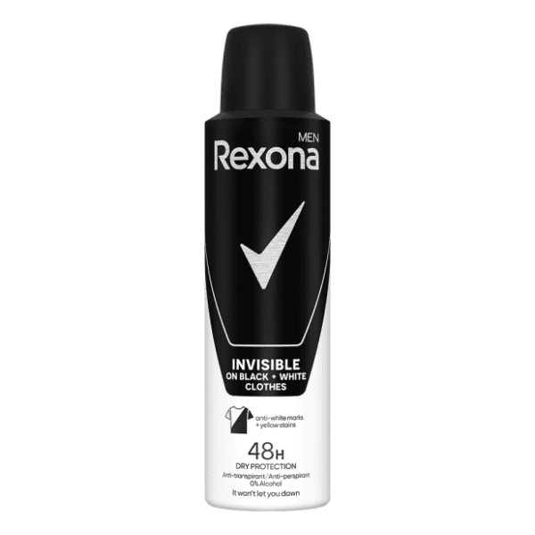 Dezodorans REXONA invisible black & white 150ml
